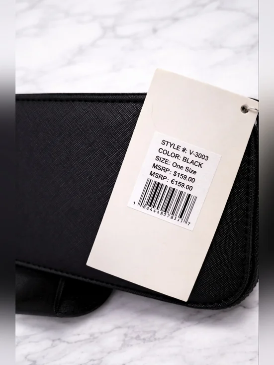 Valentino Orlandi Black Studded Crossbody  NWT Designer Camera Bag - Picture 4 of 5